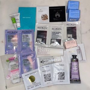 Skincare/hair care bundle in pouch